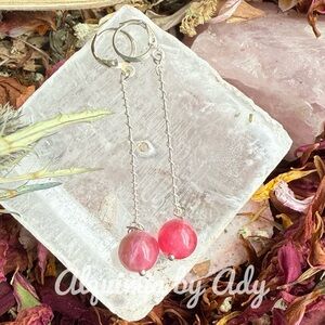 Alquimia Vibrant Pink tourmaline Earrings